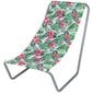 Saliekams dārzs un pludmales zvilnis Enero Camp Turfle Leaf, zaļš cena un informācija | Sauļošanās krēsli | 220.lv