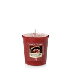 Svece Yankee Candle Crisp Campfire Apples Candle - Aromatic votive candle 49.0g cena un informācija | Sveces un svečturi | 220.lv