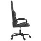 vidaXL masāžas datorspēļu krēsls, melna un kamuflāžas mākslīgā āda cena un informācija | Biroja krēsli | 220.lv