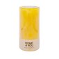 Svece JUICY CITRON, D6,8xH14cm, gaiši dzeltena (ar citronu smarža) cena un informācija | Sveces un svečturi | 220.lv