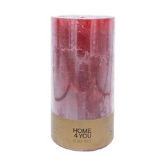 Svece PURE RED, D10xH20cm, sarkana (bez smaržas) цена и информация | Подсвечники, свечи | 220.lv