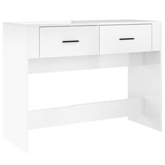 vidaXL konsoles galdiņš, balts, 100x39x75 cm, inženierijas koks cena un informācija | Žurnālgaldiņi | 220.lv