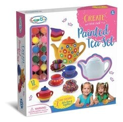 Rotaļu apgleznojams keramikas tējas komplekts cena un informācija | Attīstošās rotaļlietas | 220.lv