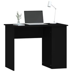 vidaXL rakstāmgalds, melns, 100x55x75 cm, inženierijas koks cena un informācija | Datorgaldi, rakstāmgaldi, biroja galdi | 220.lv