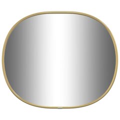 vidaXL sienas spogulis, zelta krāsā, 30x25 cm цена и информация | Зеркала | 220.lv