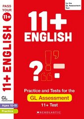 11plus English Practice and Test for the GL Assessment Ages 10-11 cena un informācija | Grāmatas pusaudžiem un jauniešiem | 220.lv