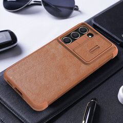 Nillkin Qin Leather Pro Case, коричневый цена и информация | Чехлы для телефонов | 220.lv