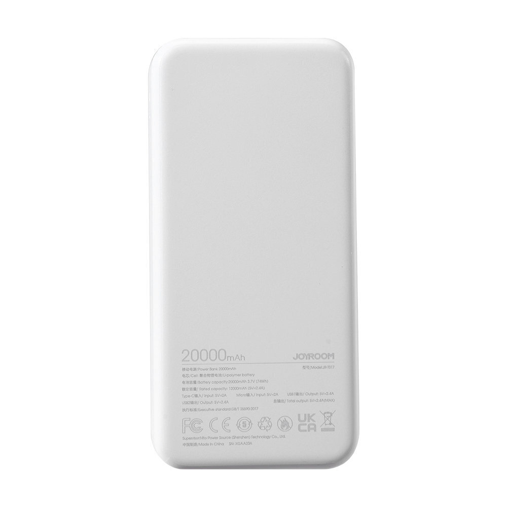 Joyroom JR-T017, 20000mAh cena un informācija | Lādētāji-akumulatori (Power bank) | 220.lv