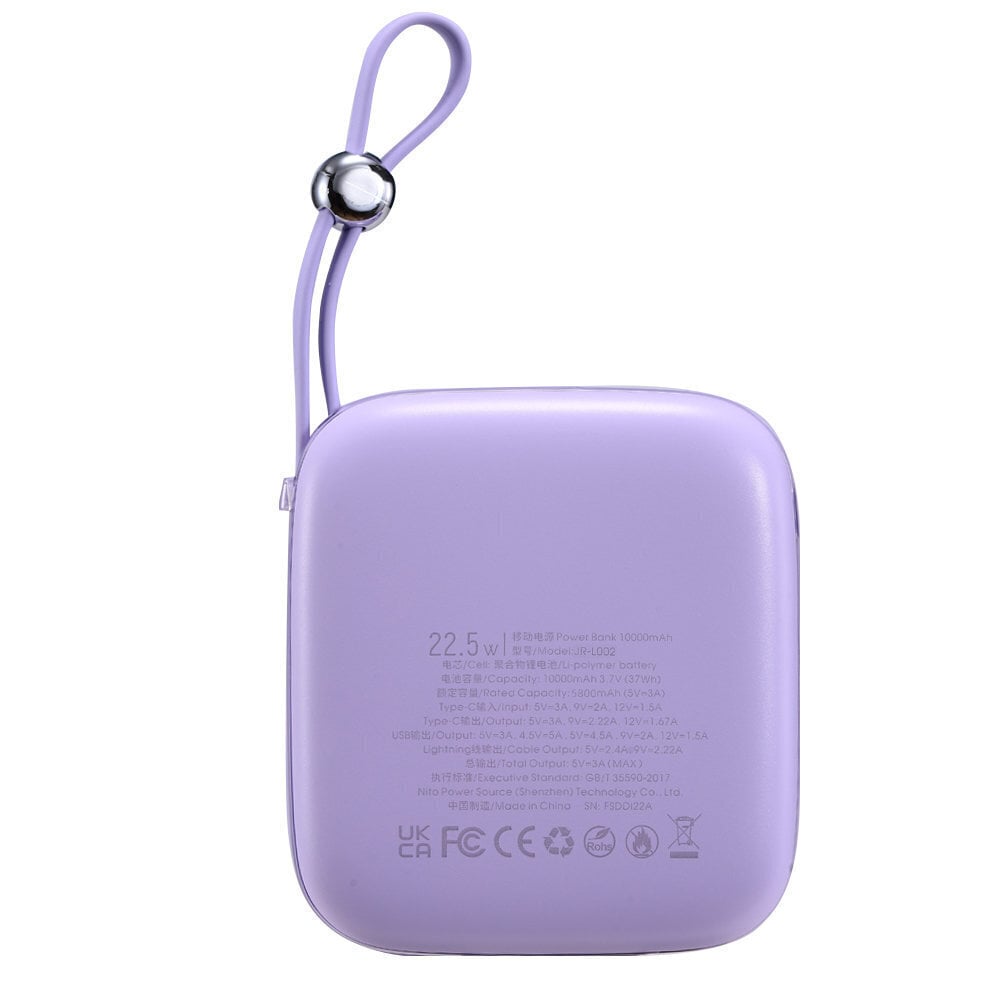 Joyroom JR-L002, 10000mAh cena un informācija | Lādētāji-akumulatori (Power bank) | 220.lv