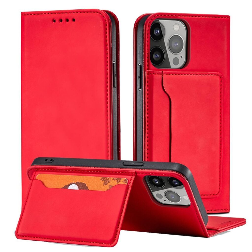 Magnet Card Case, sarkans цена и информация | Telefonu vāciņi, maciņi | 220.lv