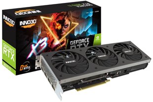 Inno3D GeForce RTX 3070 Ti X3 (N307T3-086X-1810VA44) cena un informācija | Videokartes (GPU) | 220.lv