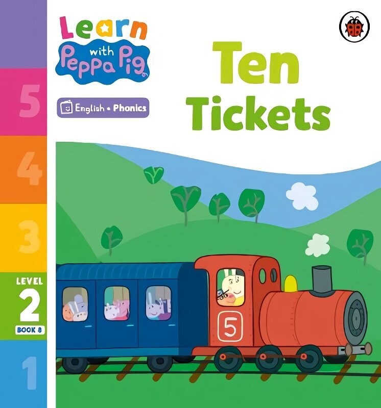 Learn with Peppa Phonics Level 2 Book 8 - Ten Tickets (Phonics Reader) cena un informācija | Grāmatas mazuļiem | 220.lv