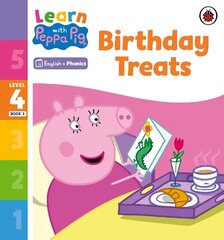 Learn with Peppa Phonics Level 4 Book 3 - Birthday Treats (Phonics Reader) cena un informācija | Grāmatas mazuļiem | 220.lv