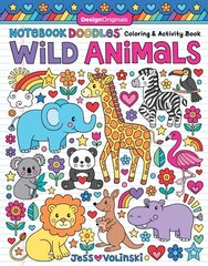 Notebook Doodles Wild Animals: Coloring & Activity Book cena un informācija | Grāmatas mazuļiem | 220.lv