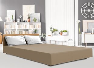 Kokvilnas/džersija gultas palags ar elastīgu joslu 90x200 cm cena un informācija | Palagi | 220.lv