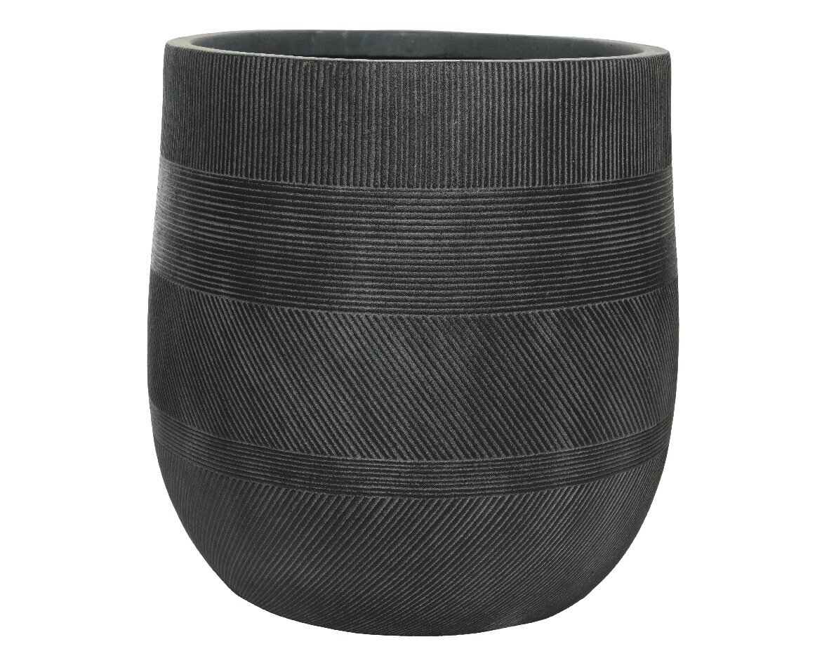Keramikas āra puķupods LIAM, pelēks, 43x43cm cena un informācija | Puķu podi | 220.lv