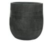 Keramikas āra puķupods LIAM, pelēks, 43x43cm cena un informācija | Puķu podi | 220.lv