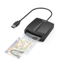 Электронный ридер для удостоверений Hama 69053399 цена и информация | Адаптеры и USB разветвители | 220.lv