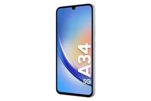 Samsung Galaxy A34 5G 8/256GB SM-A346BZSEEUB Silver цена и информация | Мобильные телефоны | 220.lv
