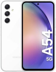 Samsung Galaxy A54 5G 8/256GB SM-A546BZWDEUB White цена и информация | Мобильные телефоны | 220.lv