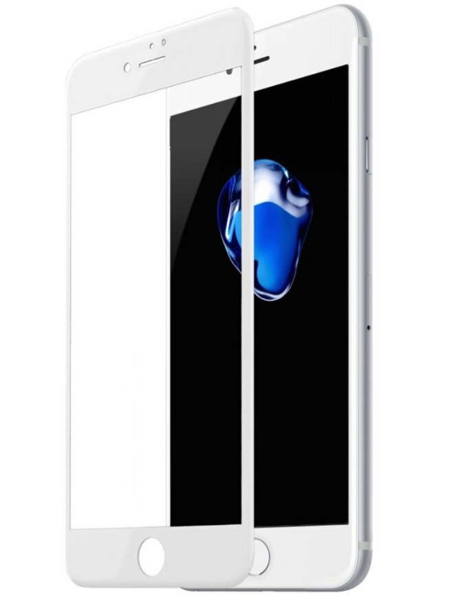 Baseus ekrāna aizsargs iPhone 8 Plus / iPhone 7 Plus 0,23 mm balts цена и информация | Ekrāna aizsargstikli | 220.lv