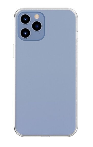 Baseus matēta stikla korpuss, elastīgs cietais korpuss iPhone 12 Pro Max balts dzidrs цена и информация | Telefonu vāciņi, maciņi | 220.lv