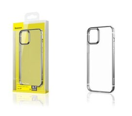 Silikona korpuss Baseus Shining Case (pret krišanas) Sudrabs iPhone 12ProMax cena un informācija | Telefonu vāciņi, maciņi | 220.lv