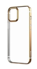 Silikona maciņš Baseus Shining Case (Anti-fall) gold for iPhone 12ProMax цена и информация | Чехлы для телефонов | 220.lv