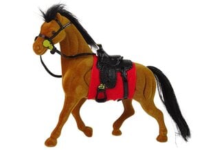 Фигурка лошади с седлом, коричневая цена и информация | Игрушки для девочек | 220.lv