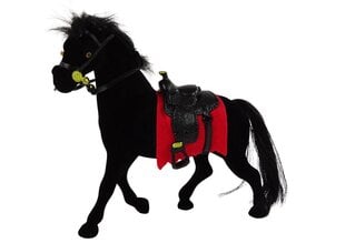 Фигурка лошади с седлом, черная цена и информация | Игрушки для девочек | 220.lv