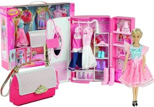 Кукла с гардеробом цена и информация | Игрушки для девочек | 220.lv