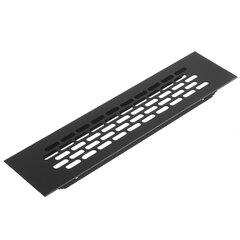 Вентиляционная решетка GTV, 245 x 60 мм, черная цена и информация | Другие принадлежности для мебели | 220.lv