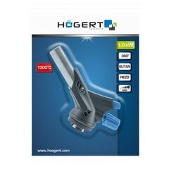 Gāzes deglis ar pjezo Hogert 1,3 kw - HT2C505 цена и информация | Механические инструменты | 220.lv