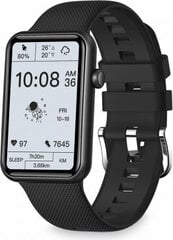 Умные часы KSIX Tube 1,57", чёрные цена и информация | Смарт-часы (smartwatch) | 220.lv