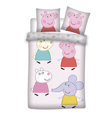 Darymex gultas veļas komplekts Peppa Pig, 100 x 135, 2 daļas cena un informācija | Gultas veļas komplekti | 220.lv