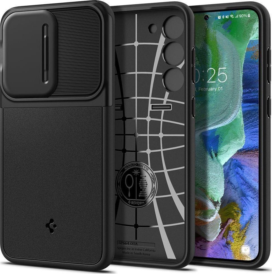 Spigen Optik Armor, melns cena un informācija | Telefonu vāciņi, maciņi | 220.lv