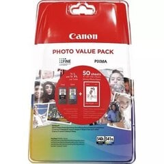 "оригинальные чернила canon pg-540 l/cl-541 xl, черный/цветной, 5224b007, 2 упаковки pixma mg2150, 3150, 4150 цена и информация | Canon Компьютерная техника | 220.lv