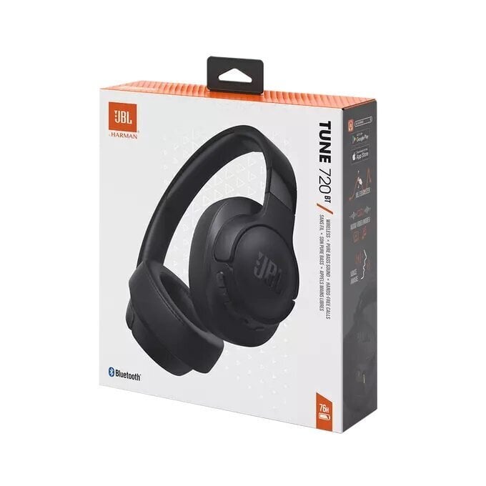 JBL Tune 720TB JBLT720BTBLK cena un informācija | Austiņas | 220.lv