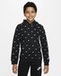 Nike bērnu sporta krekls DQ9110*010, melns/balts цена и информация | Zēnu jakas, džemperi, žaketes, vestes | 220.lv