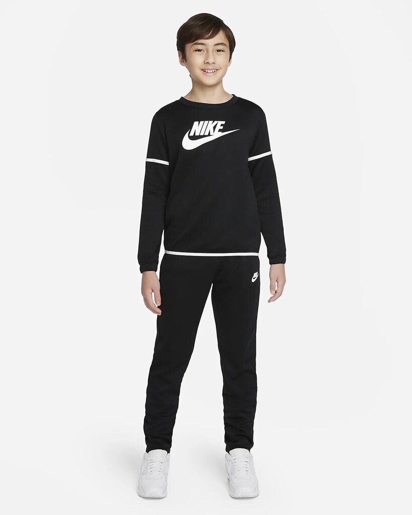 Nike Bērnu treniņtērps Futura DM8084*010, melns/balts цена и информация | Komplekti zēniem | 220.lv