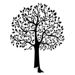 Vinila sienas uzlīme, liels koks, botāniskais interjera dekors - 160 x 120 cm цена и информация | Декоративные наклейки | 220.lv