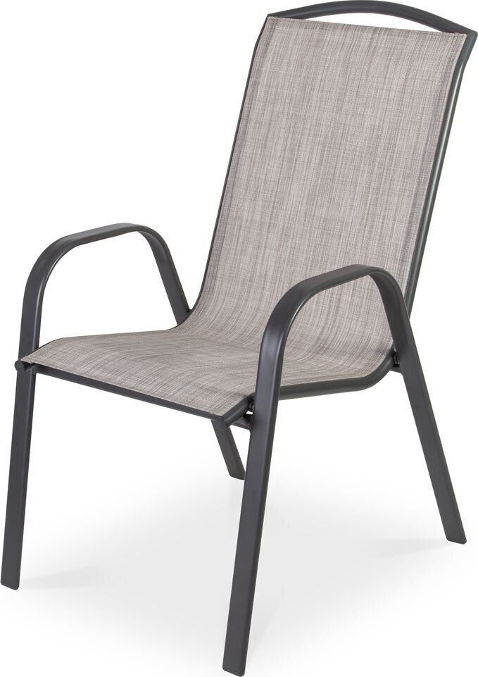 Krēsls LINEN by Fieldmann, pelēks cena un informācija | Dārza krēsli | 220.lv