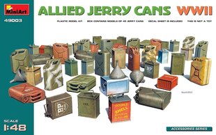 Līmējošais modelis MiniArt 49003 Allied Jerry Cans WW2 1/48 цена и информация | Склеиваемые модели | 220.lv