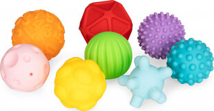 Сенсорные шарики Multistore, 8 шт цена и информация | Развивающие игрушки | 220.lv