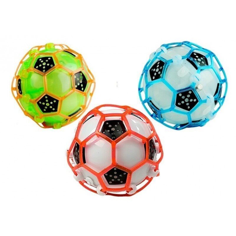 Atlecoša futbola bumba ar gaismām cena un informācija | Rotaļlietas zēniem | 220.lv