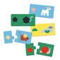 Divdaļīgās puzles Dzīvnieki un formas (24 gab.), DJECO DJ08256 цена и информация | Rotaļlietas zīdaiņiem | 220.lv