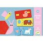 Divdaļīgās puzles Dzīvnieki un formas (24 gab.), DJECO DJ08256 цена и информация | Rotaļlietas zīdaiņiem | 220.lv