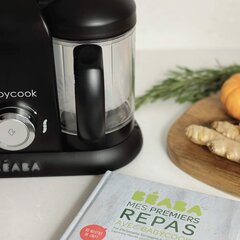 BÉABA - Babycook Solo - Кухонный комбайн 4 в 1 для детей - быстрое приготовление на пару за 15 минут - черный цена и информация | Кухонные комбайны | 220.lv