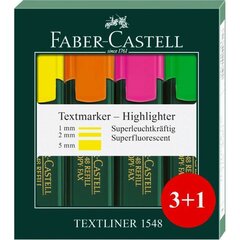 Fluorescējošo marķieru komplekts Faber-Castell, 65 gab. cena un informācija | Kancelejas preces | 220.lv