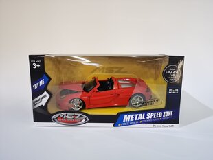 MSZ Miniatūrais modelis Porsche Carrera GT, izmērs 1:24 cena un informācija | Rotaļlietas zēniem | 220.lv